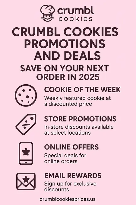Crumbl Cookies Promo Codes & Coupons for July 2025: Save Up to 25%