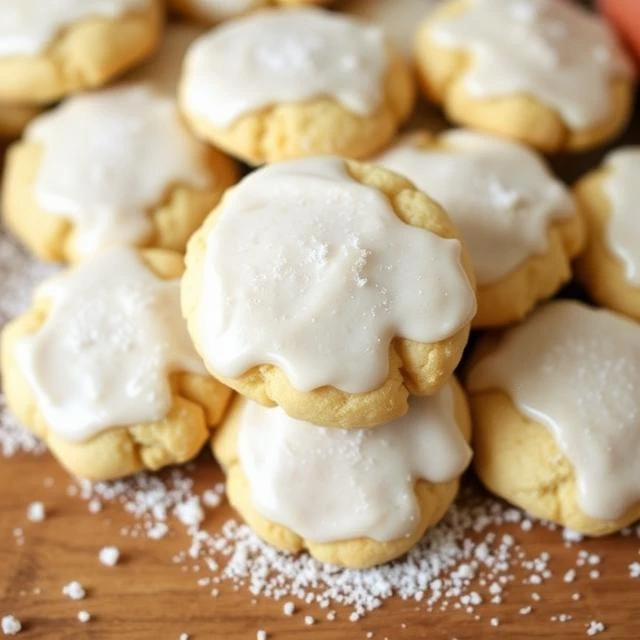 Copycat Crumbl sugar cookies with pink almond frosting