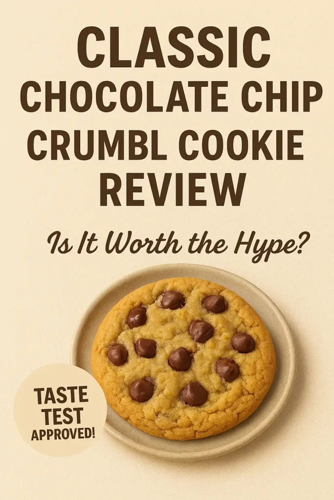 Weekly Crumbl Cookie Review and Taste Test: Fall Favorites That'll Melt Your Heart 4 A Crumbl cookie split in half with a price tag overlay and taste rating stars.