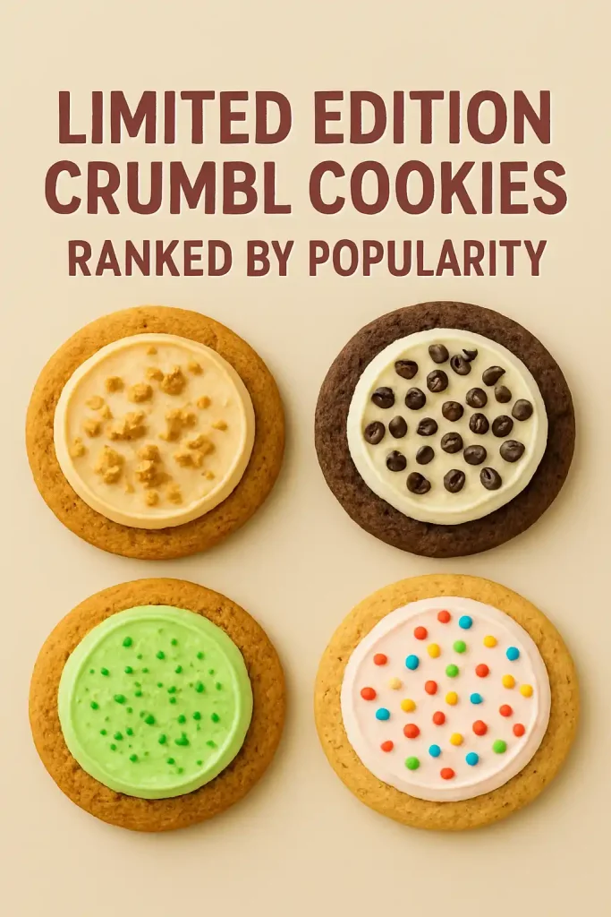 Limited Edition Crumbl Cookies Ranked by Popularity in 2025 3 Stack of chocolate-loaded Crumbl limited edition cookies with melted chunks.