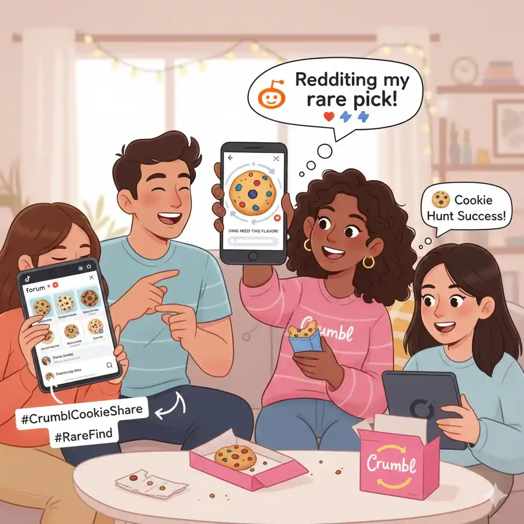 “Close-up of Blue Raspberry ICEE Crumbl cookie with icy candy-inspired frosting.”